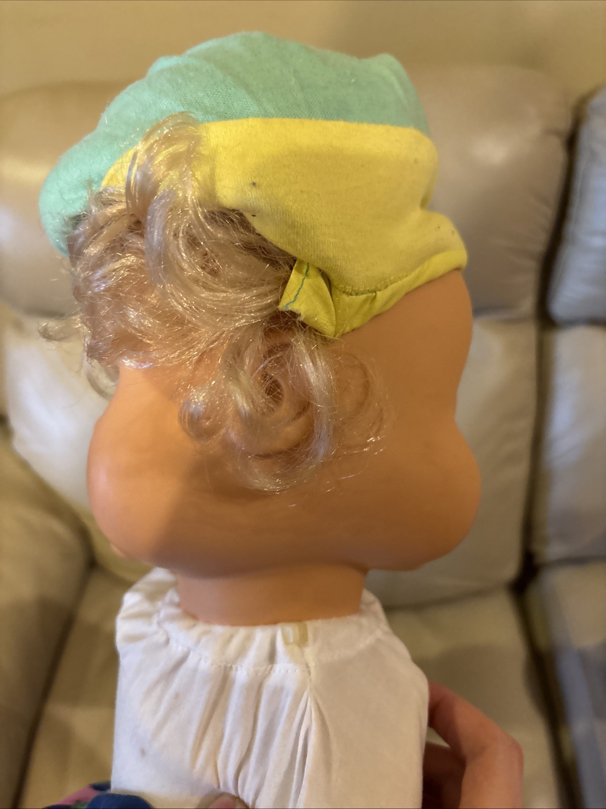 My Size Two Faced Doll Double Sided Asleep Awake 42″ long Suzie Stretch Vintage