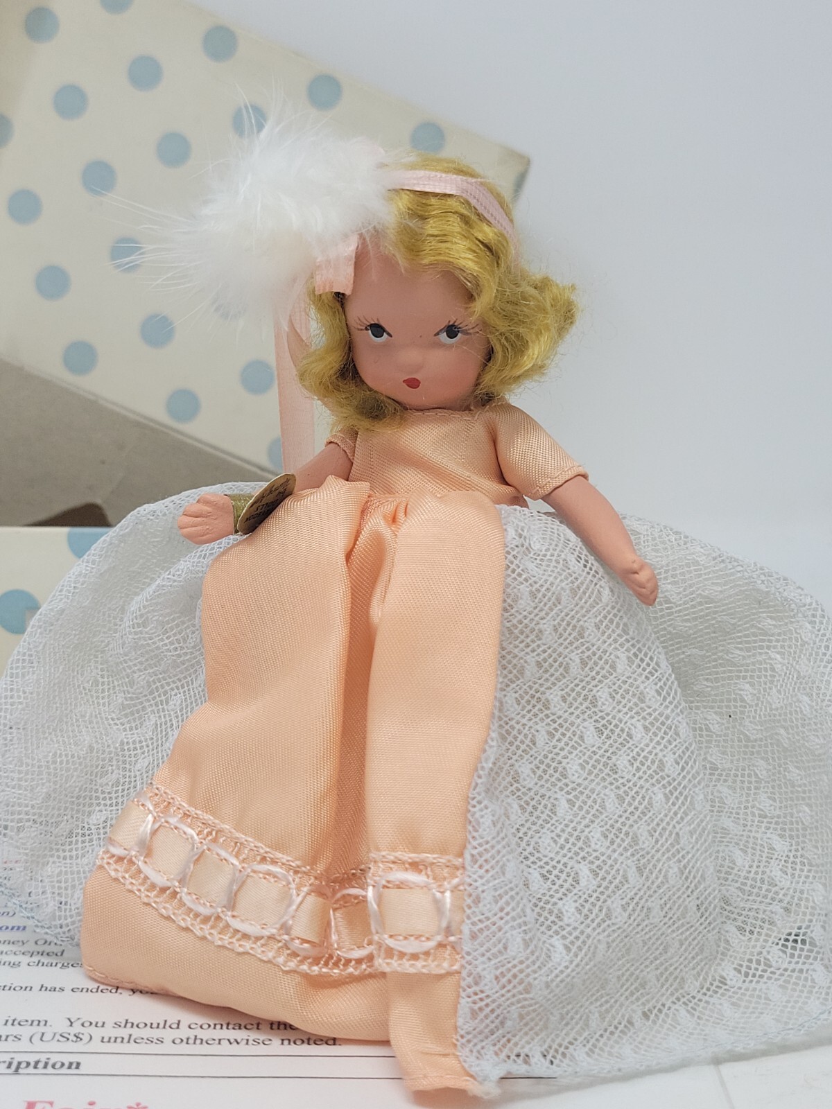 Nancy Ann Storybook Doll #178 Lassie Fair W/ Box And Arm Tag