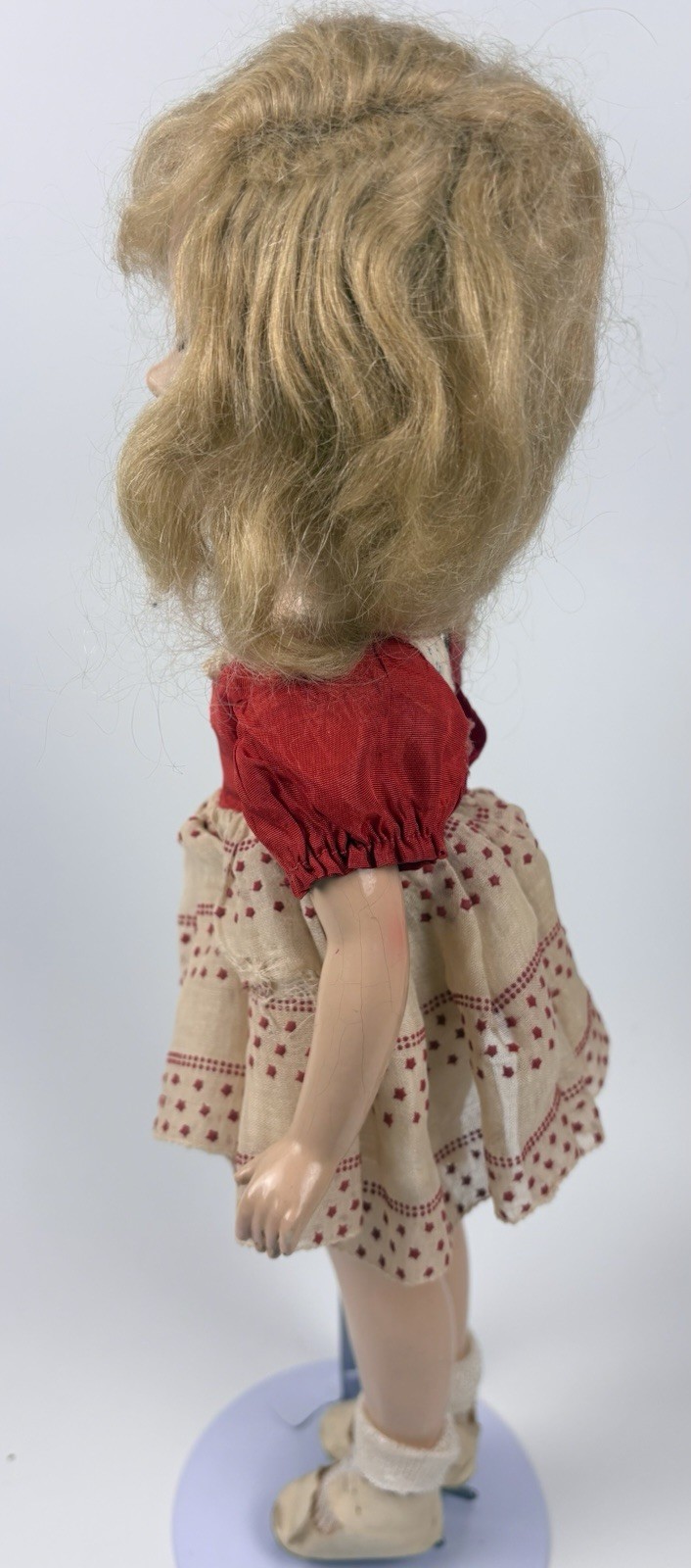 Gorgeous Composition 14 Inch Original Sonja Henie Doll In Tagged Dress!