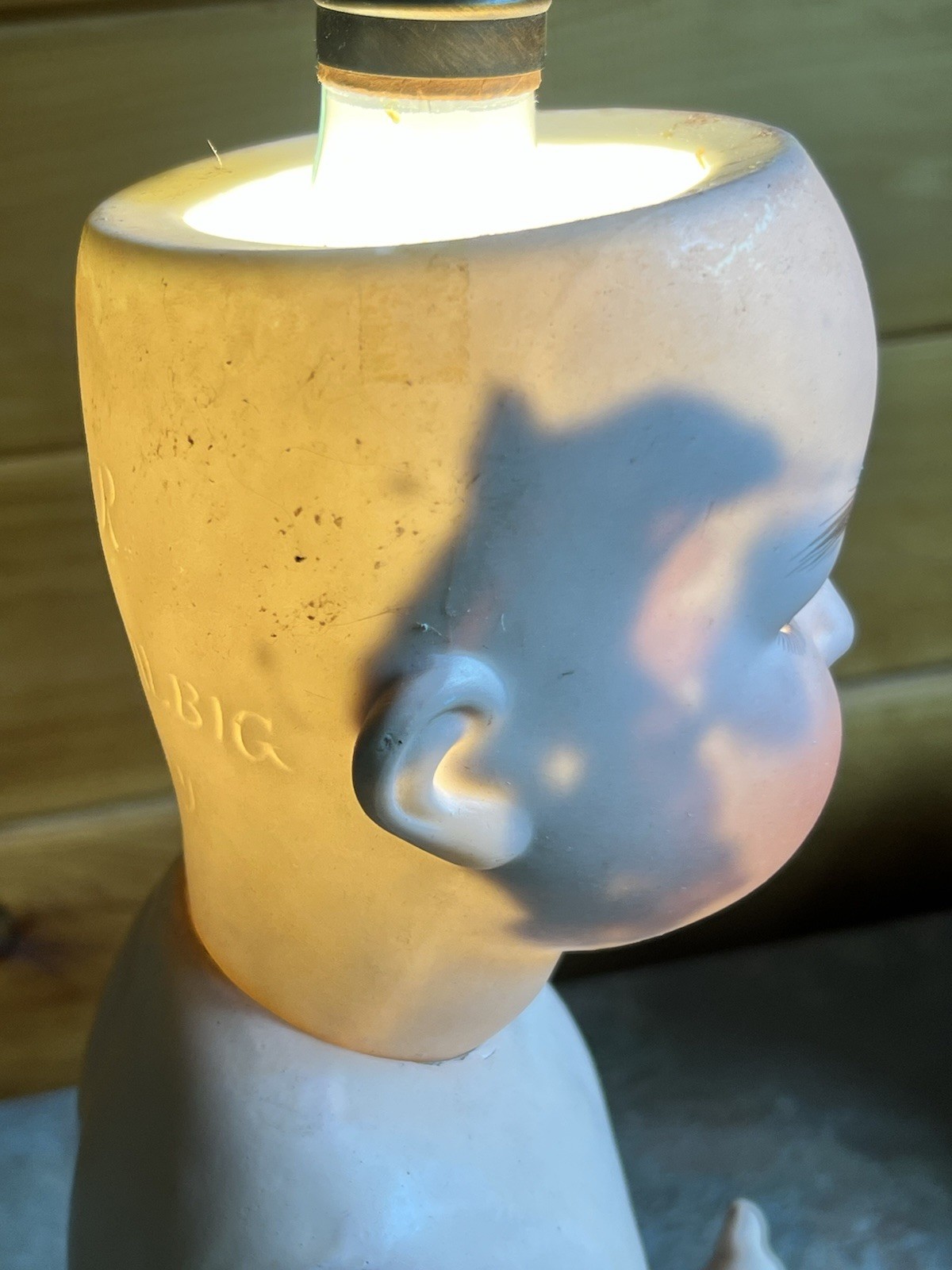 Antique 20″ German K*R Simon Halbig #126 Bent Limb Baby Sleep Eyes Wobble Tongue