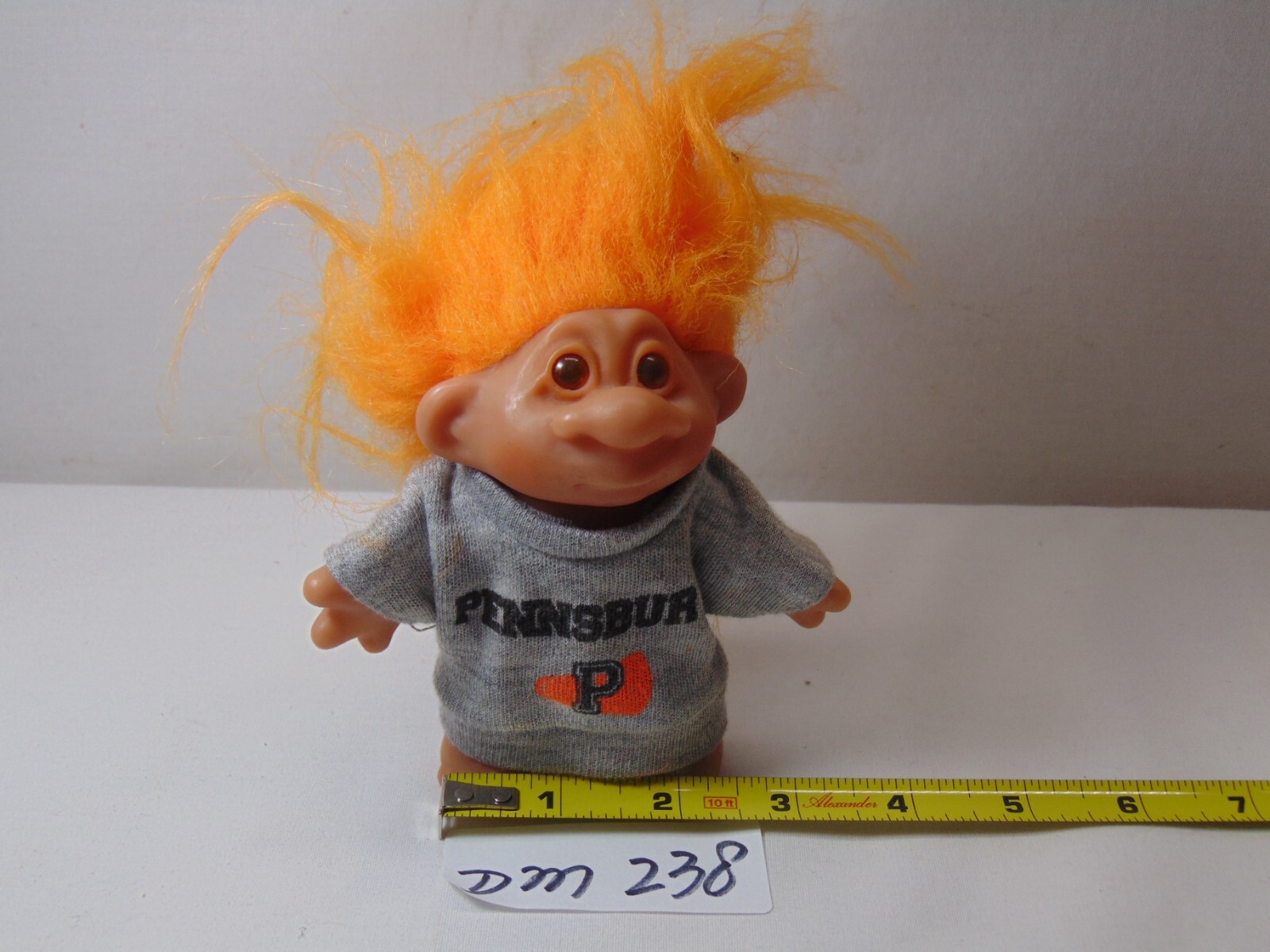 Vintage Russ Troll 1990’s Pennsbury 5″ Rare Orange Hair