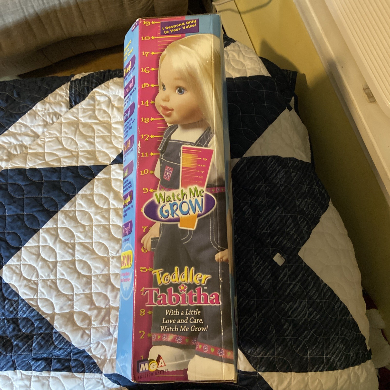 Vintage 2001 Toddler Tabitha Interactive Doll New In Box