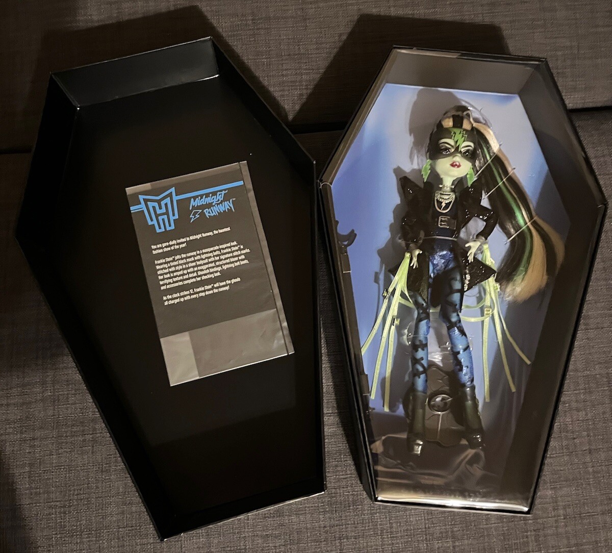 Mattel Creations Monster High Haunt Couture Midnight Runway Frankie Stein Doll