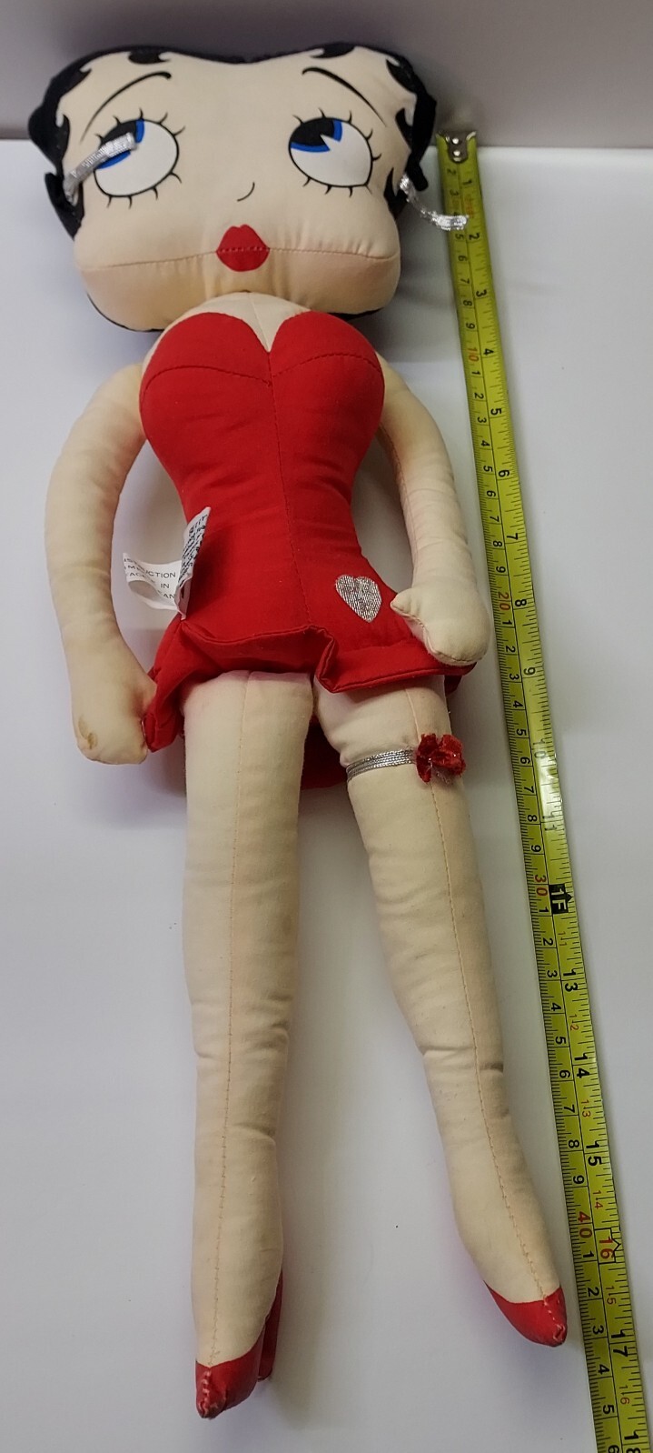 Vtg 1983 King Feature Syndicate Determined Productions 18″ Betty Boop Doll