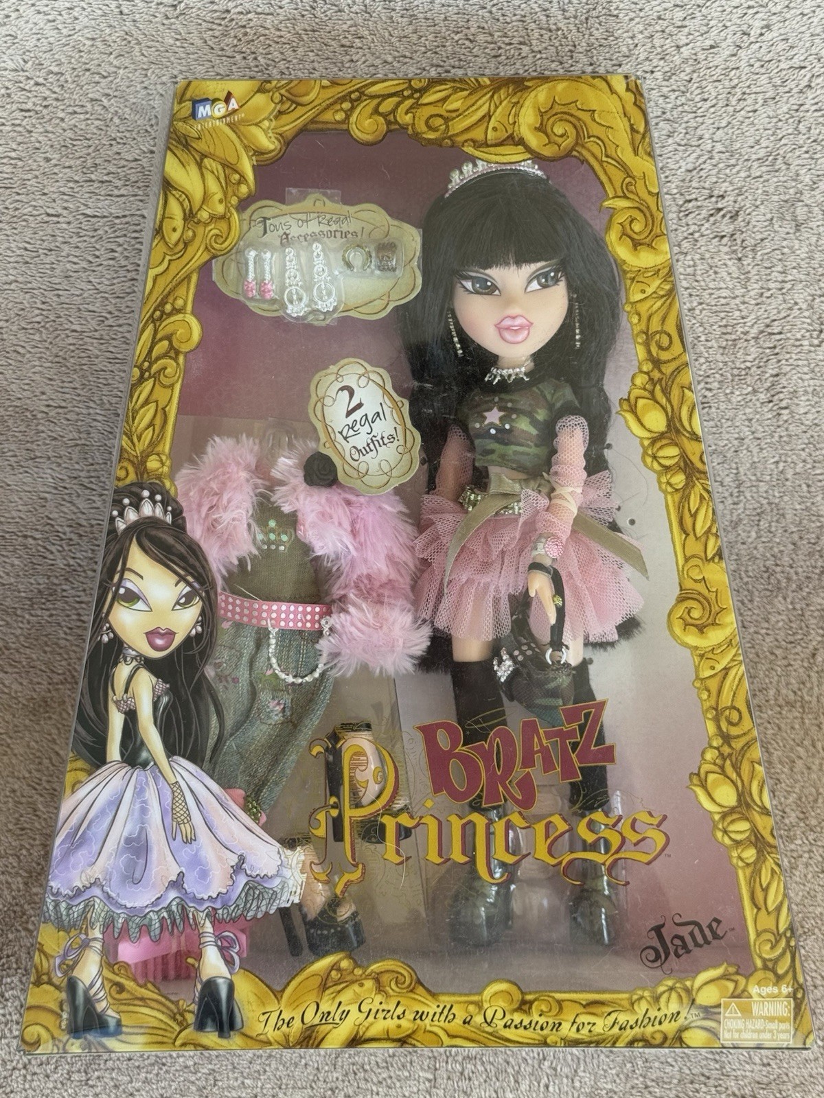 Bratz Princess Jade Doll New In Box Rare
