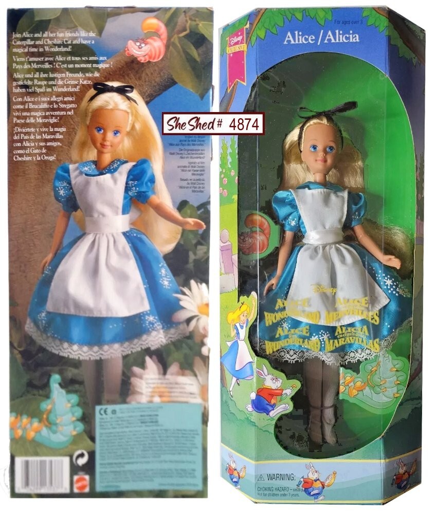 Vintage Disney 1994 Exclusive Alice in Wonderland Mattel Doll 13537 NRFB