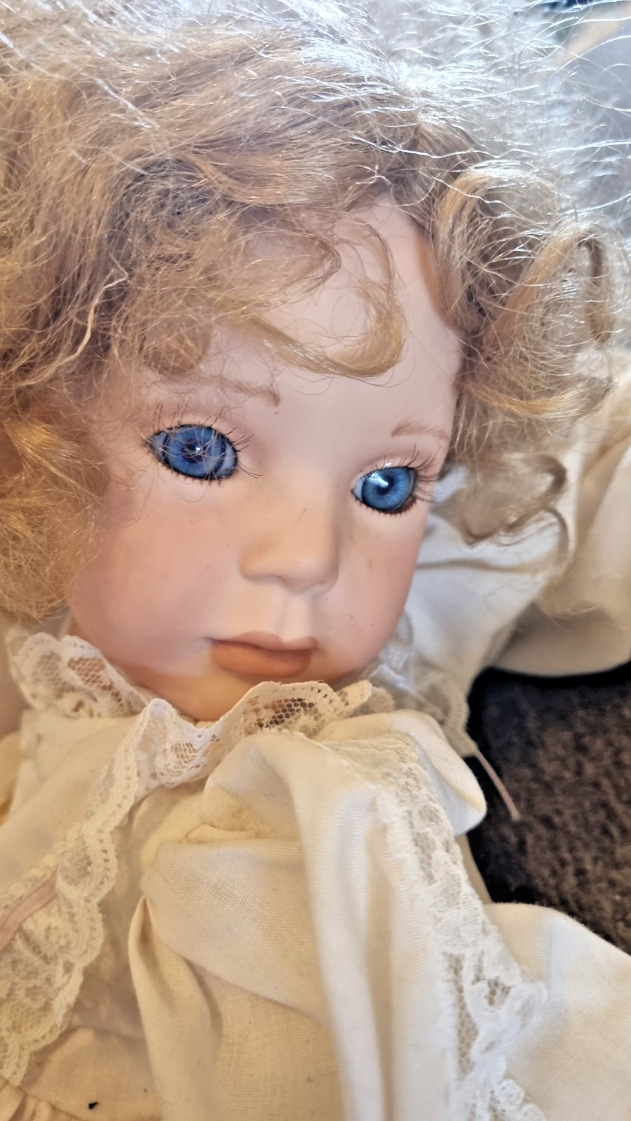Dressed Amy by Donna RuBert Doll Artworks Child Series Lying Pose 70cm c1990’s