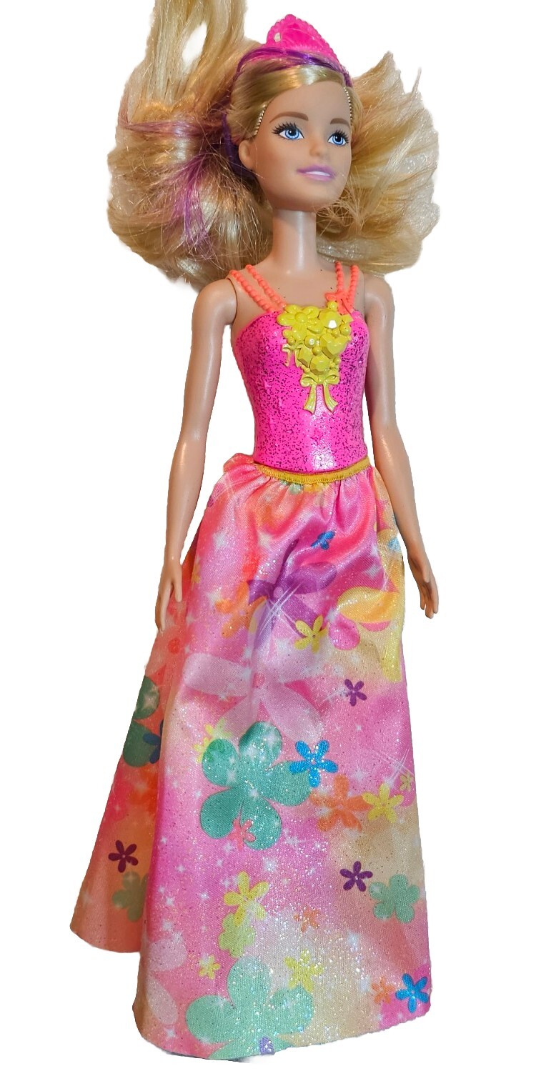 Barbie Dreamtopia Princess Doll, Blonde with pink Multicoloured EUC C363G