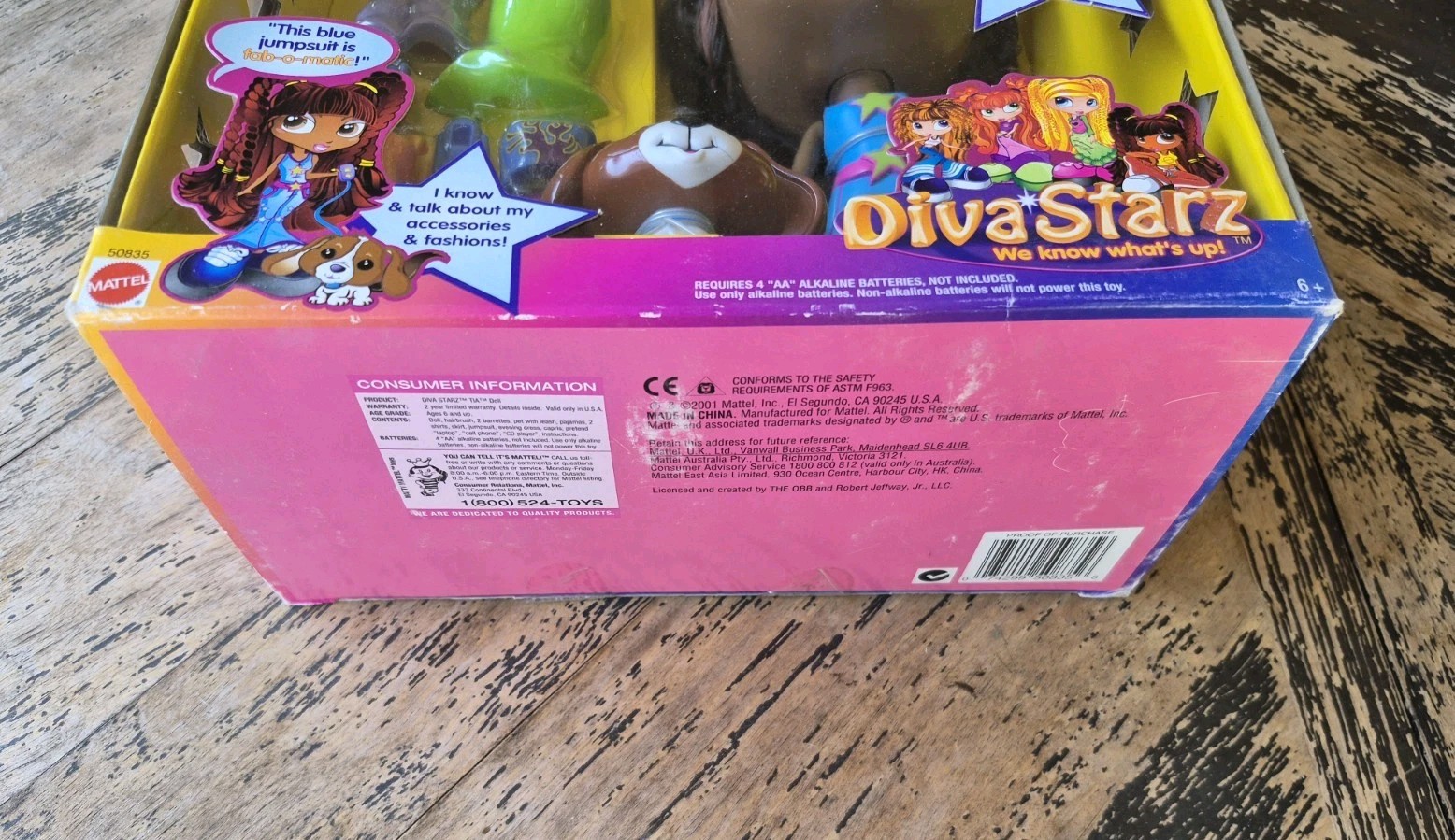 Mattel Diva Starz Interactive Tia Fashion Doll 12 in w/ Accessories Outfit Pet