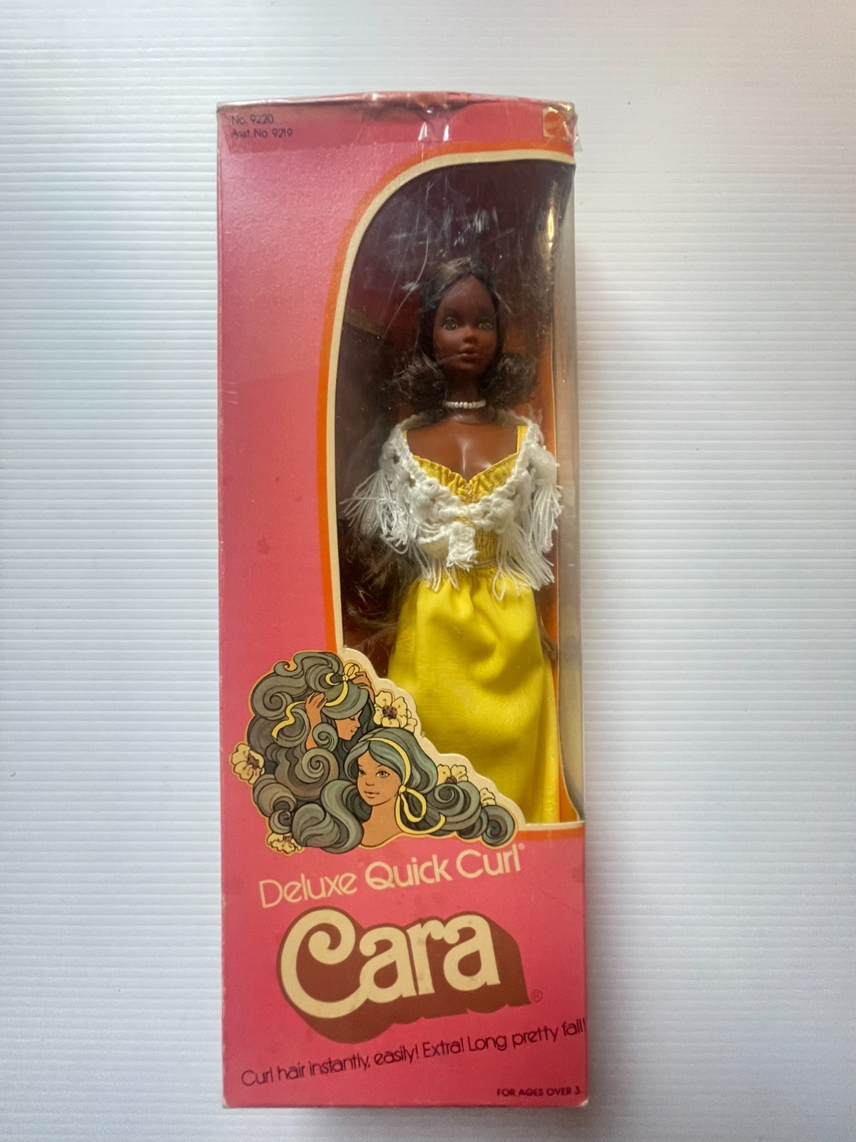 Vintage Deluxe Quick Curl AA Cara 1974 Mattel # 9220 -Steffi Face