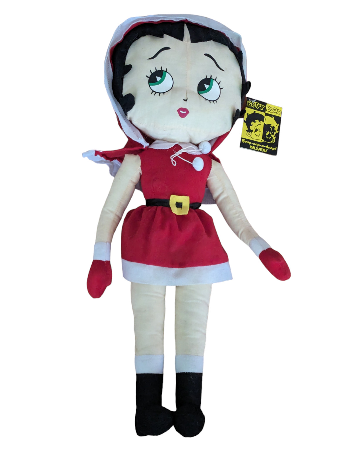 20″ Betty Boop Cloth Christmas/Holliday With Tag-Doll-King Features-Free Ship.