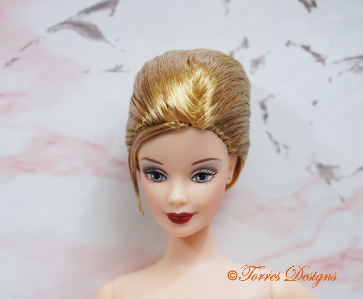 Vintage 1999 40th Anniversary Barbie Nude Doll for Play OOAK Repaint