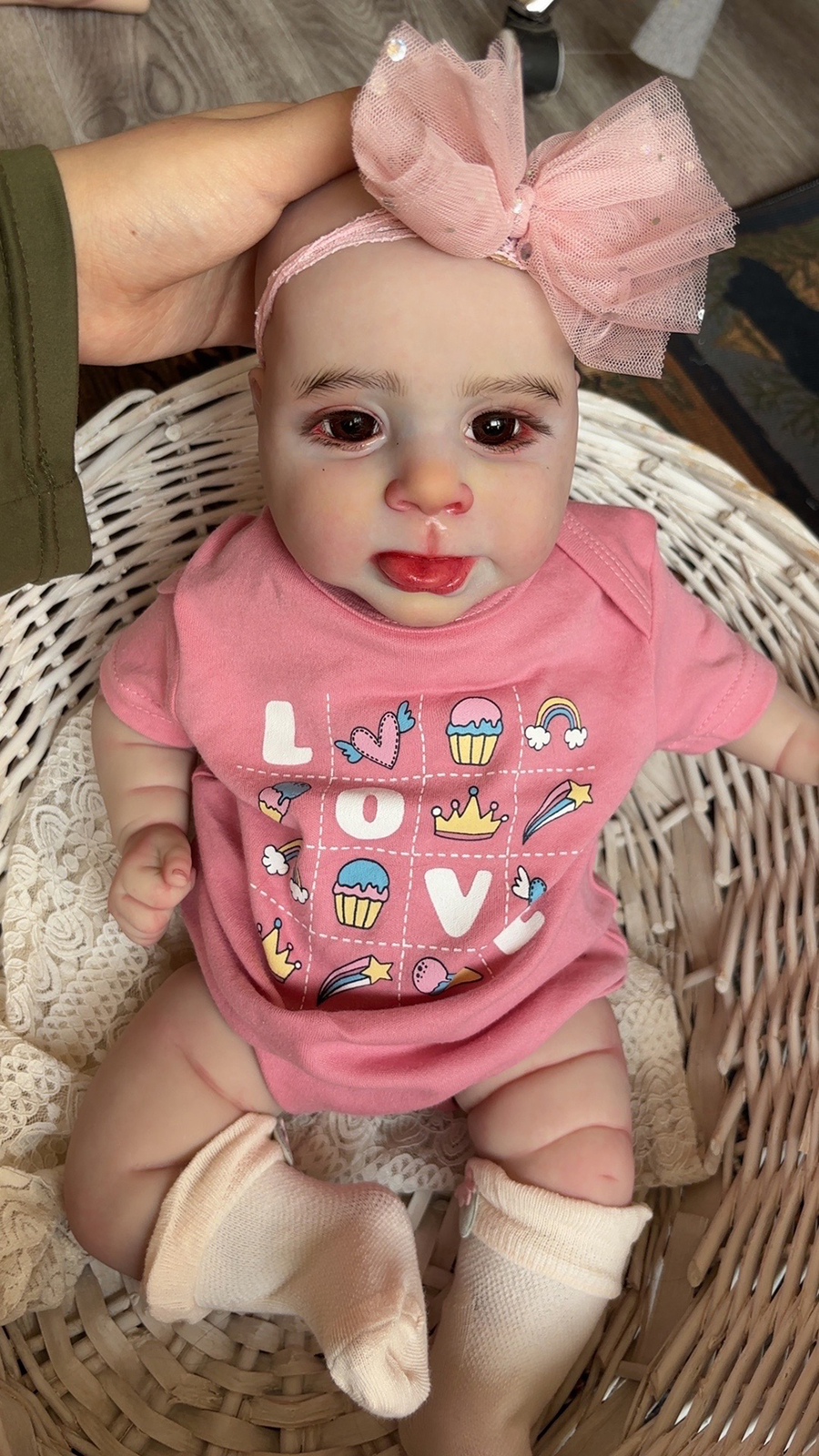 19inch Artsit Finished Reborn Baby Doll Lifelike Newborn Realistic Boy Girl Gift