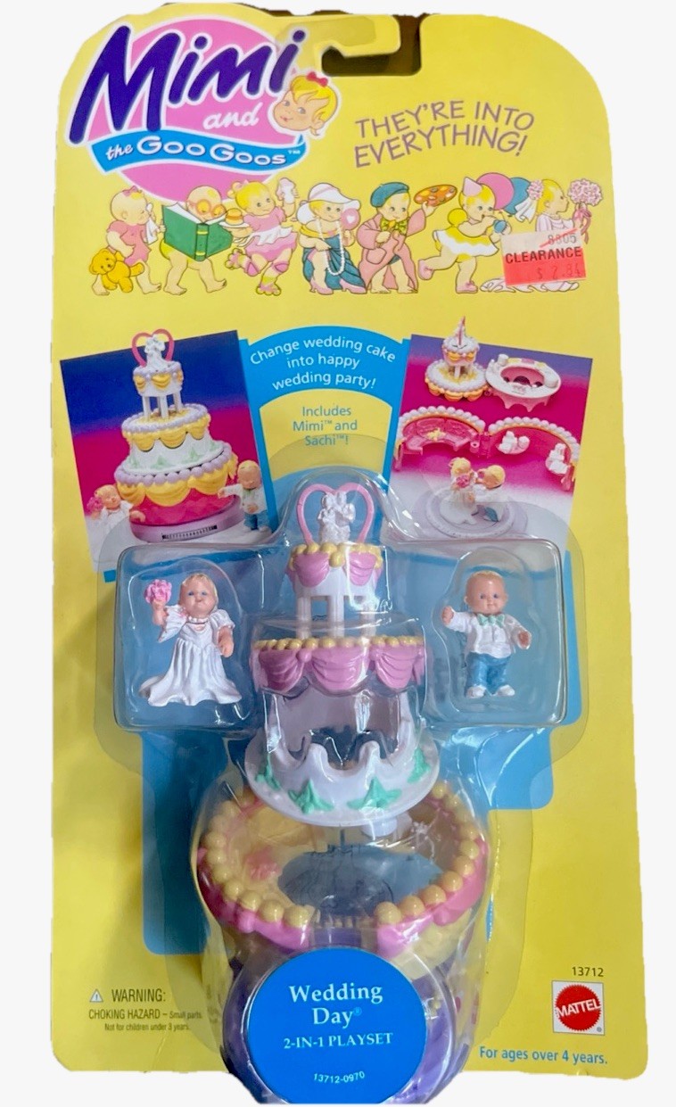 VTG 1995 Mimi and the Goo Goos Wedding Day 2-In-1 Playset 13712 New