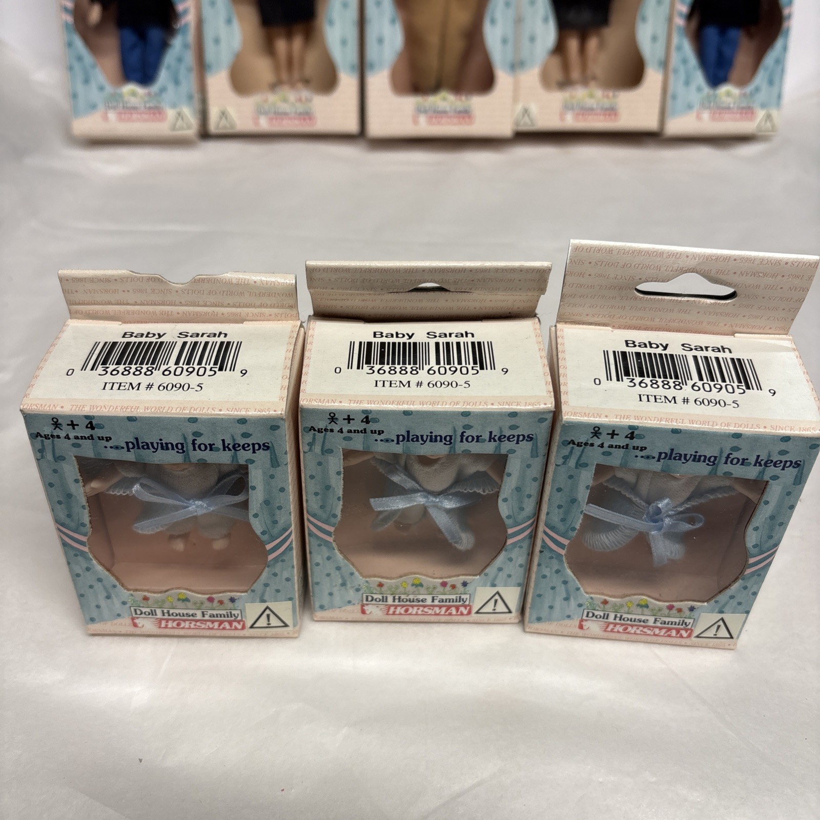 1995/96 Horseman Playing For Keeps Doll House Family Lot Of 18 NOS Dolls & Pets