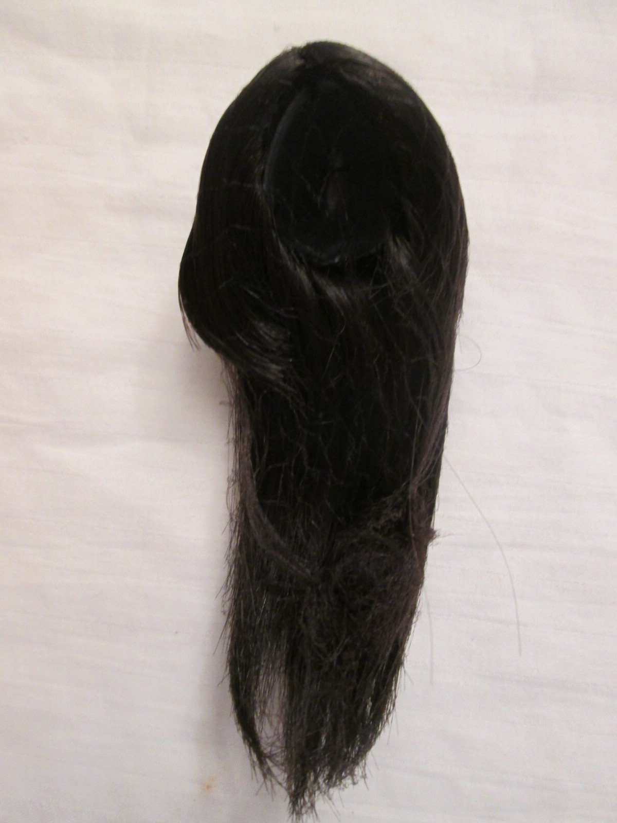 Barbie You Create Basics 2025 Long Very Dark Brown Wig from Kit #1 JBH85