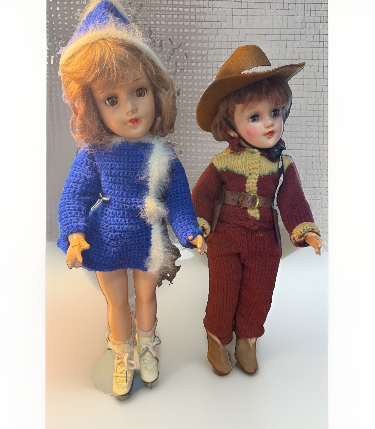 Mary Hoyer Doll Set Vintage 14″ Boy and Girl