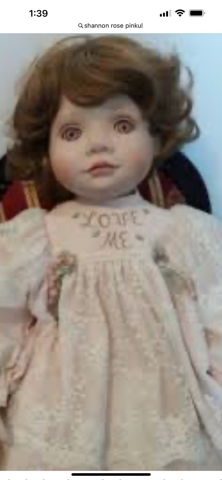 “Shannon” Exclusively Yours By Rose Pinkul Brand New! NRFB 22″ Doll! Beautiful!