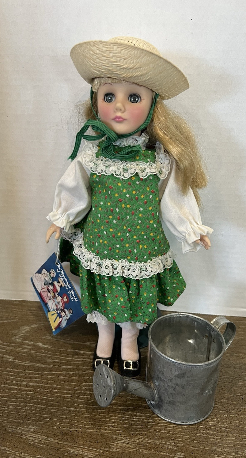 Vintage 1970s Effanbee Mary, Mary Storybook Doll #1179 Tags 11” Vinyl Stand incl