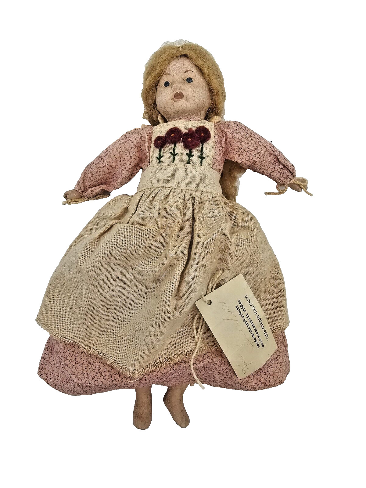 Fannie Turgeon Reproduction Doll Signed Donna Gilbert 1999 11.5 Inches