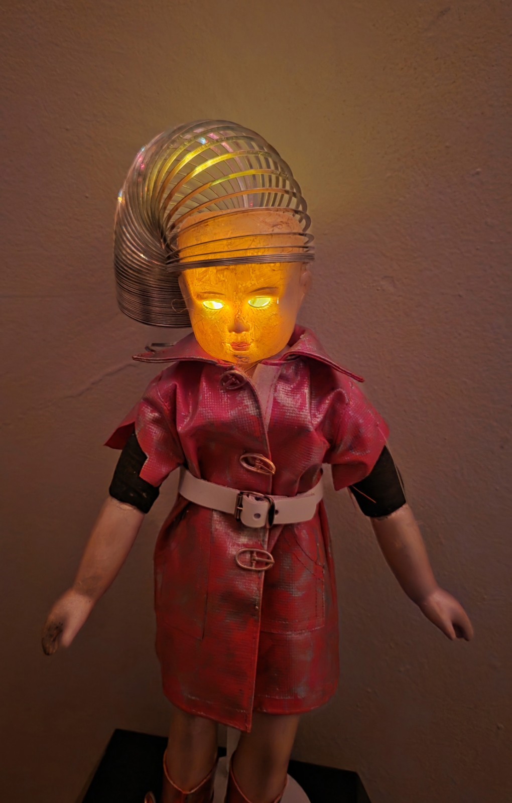 Strange Odd LIGHT UP Creepy Artist Doll “NOVA” Horror OOAK