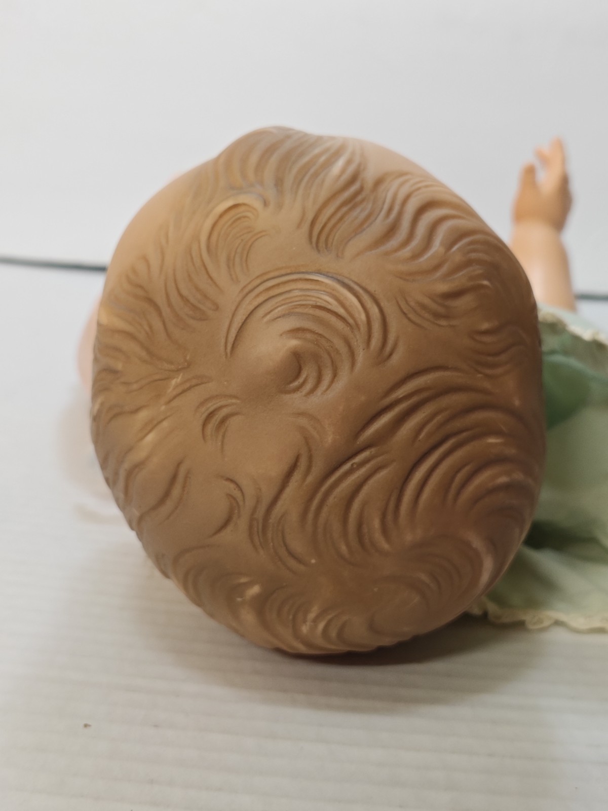 Vintage 1950’s Drink And Wet Blue Sleepy Eyes Brown Hair Baby Doll 19″