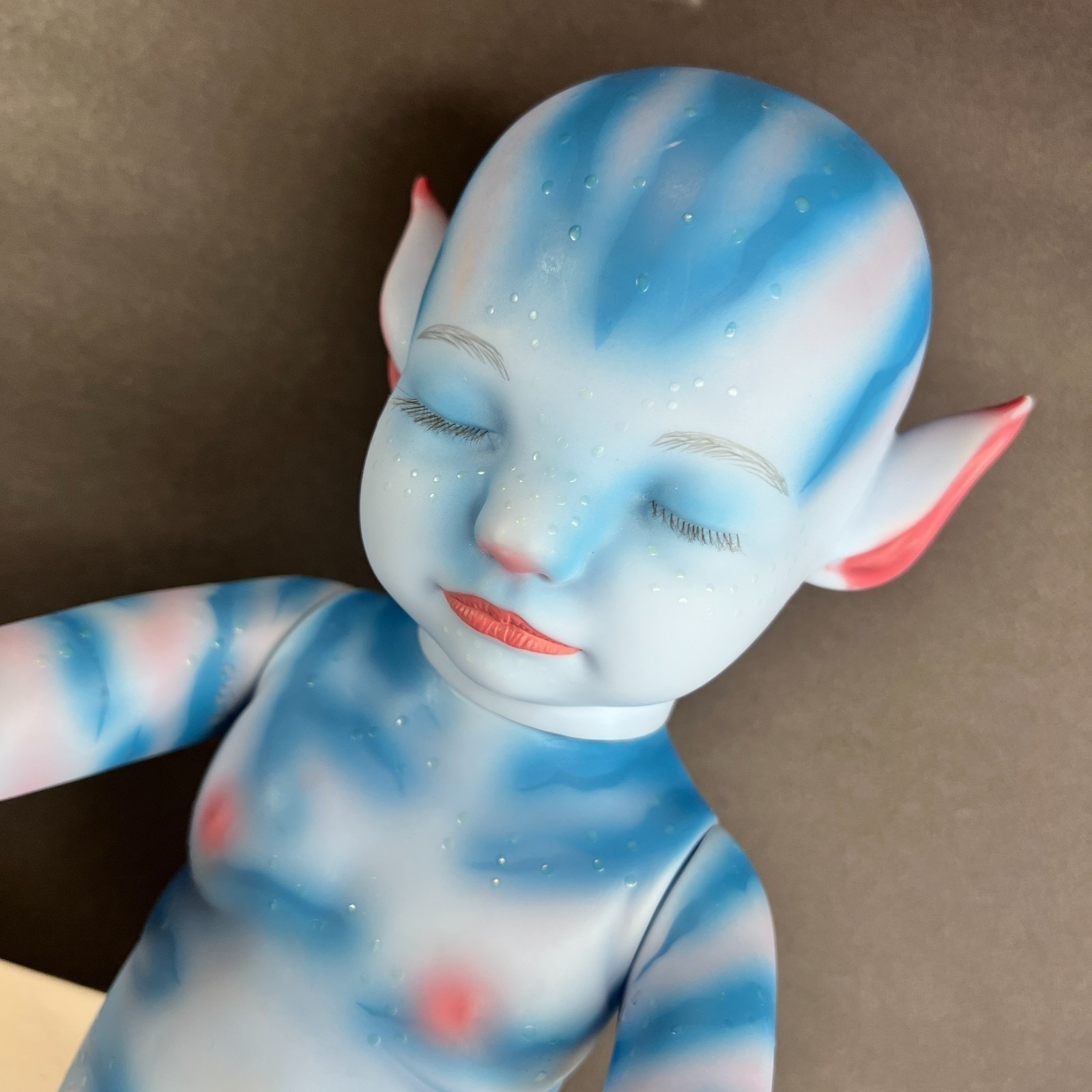 Blue Fantasy Elf Vinyl Doll Avatar Style Alien Fae Figure 20″