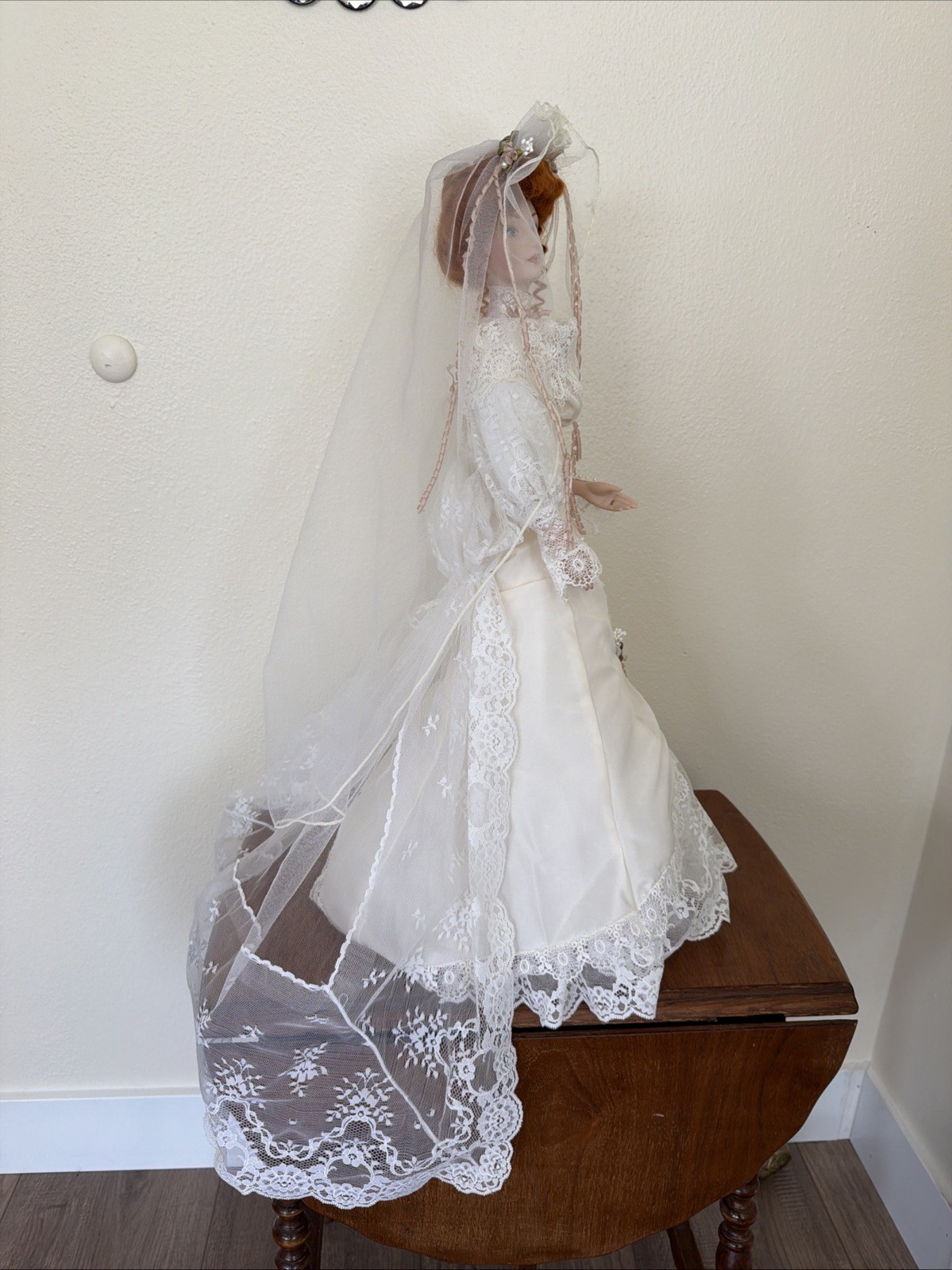 Franklin Mint ANNIVERSARY HEIRLOOM BRIDE GIBSON GIRL DOLL 21 Inch