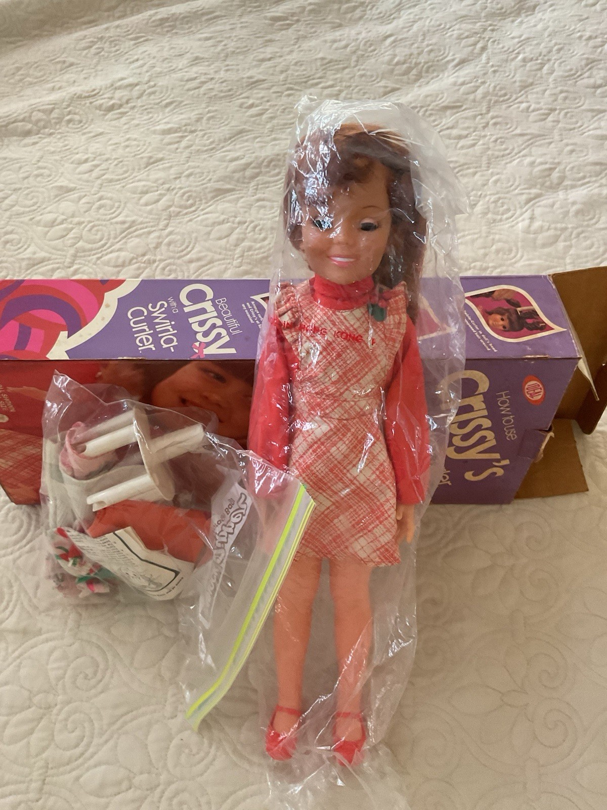 Ideal Toy 1973 Swirla-Curler Crissy Doll Vintage