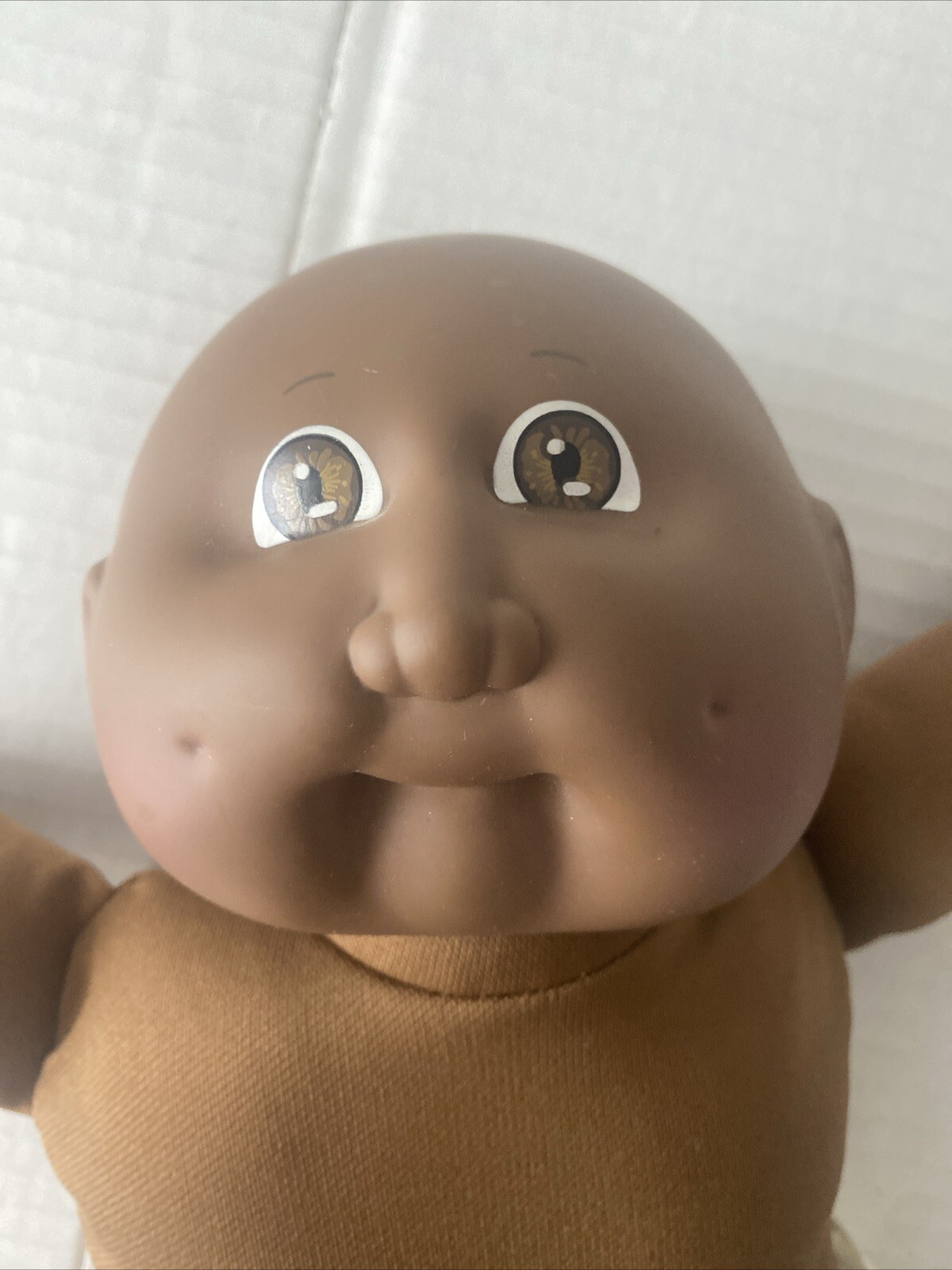 Cabbage Patch Kid Doll 1985 Boy Black Bald HM#2 Elephant Romper 7H OK Coleco VTG