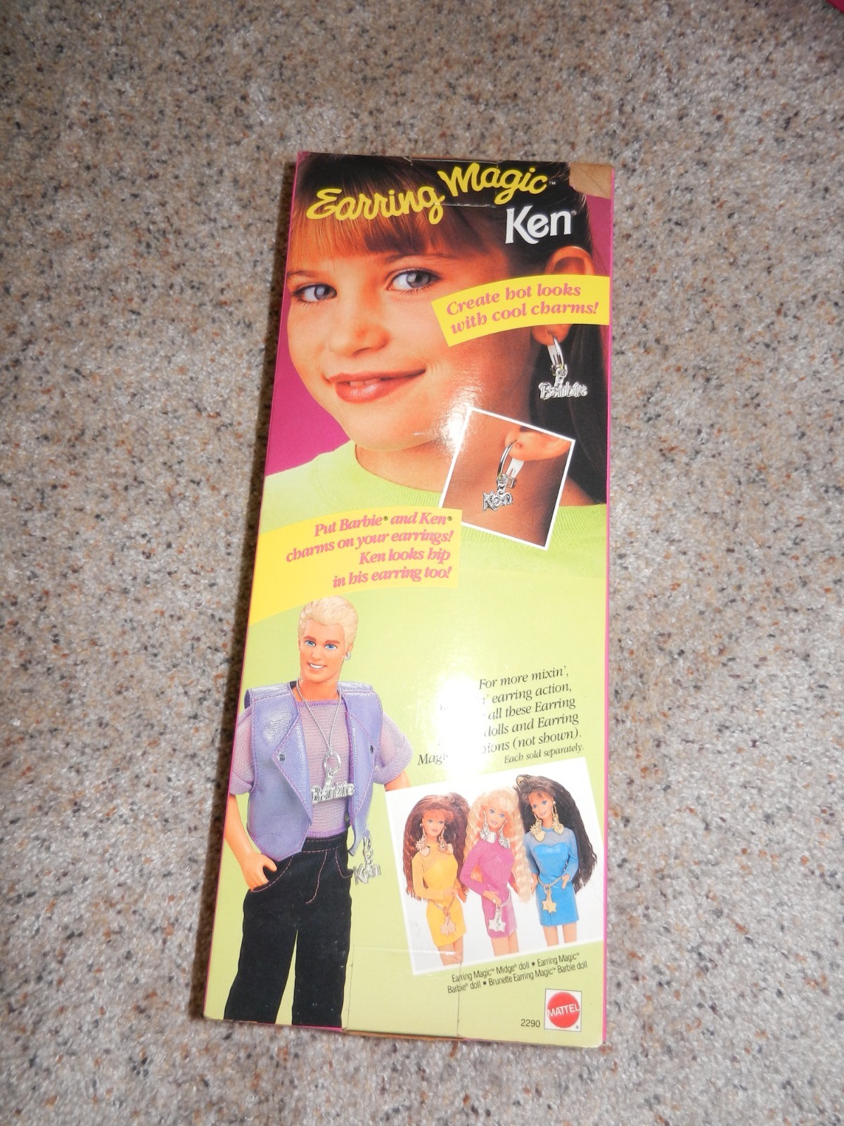 1992 EARRING MAGIC KEN NRFB #2290