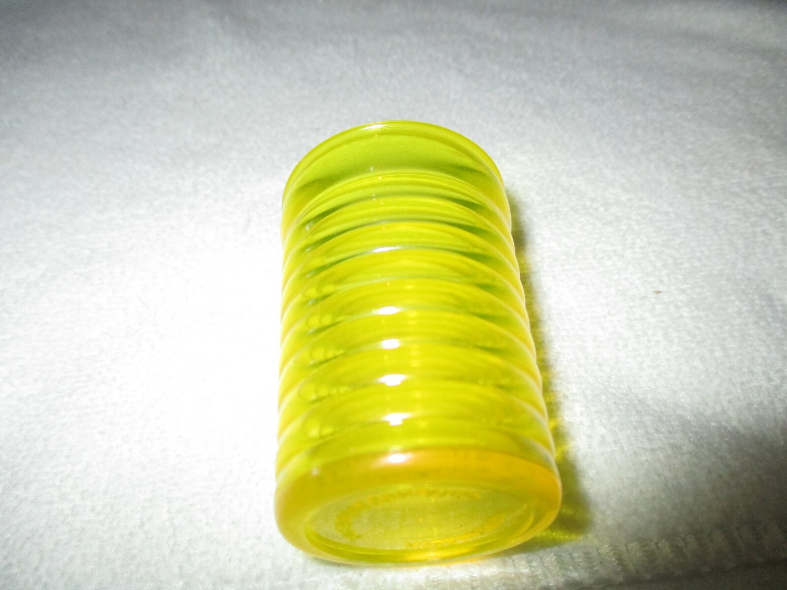 American Girl DOLL 1996 RARE COOKOUT SET PICNIC PARTY 1 YELLOW CUP GLASS ONLY