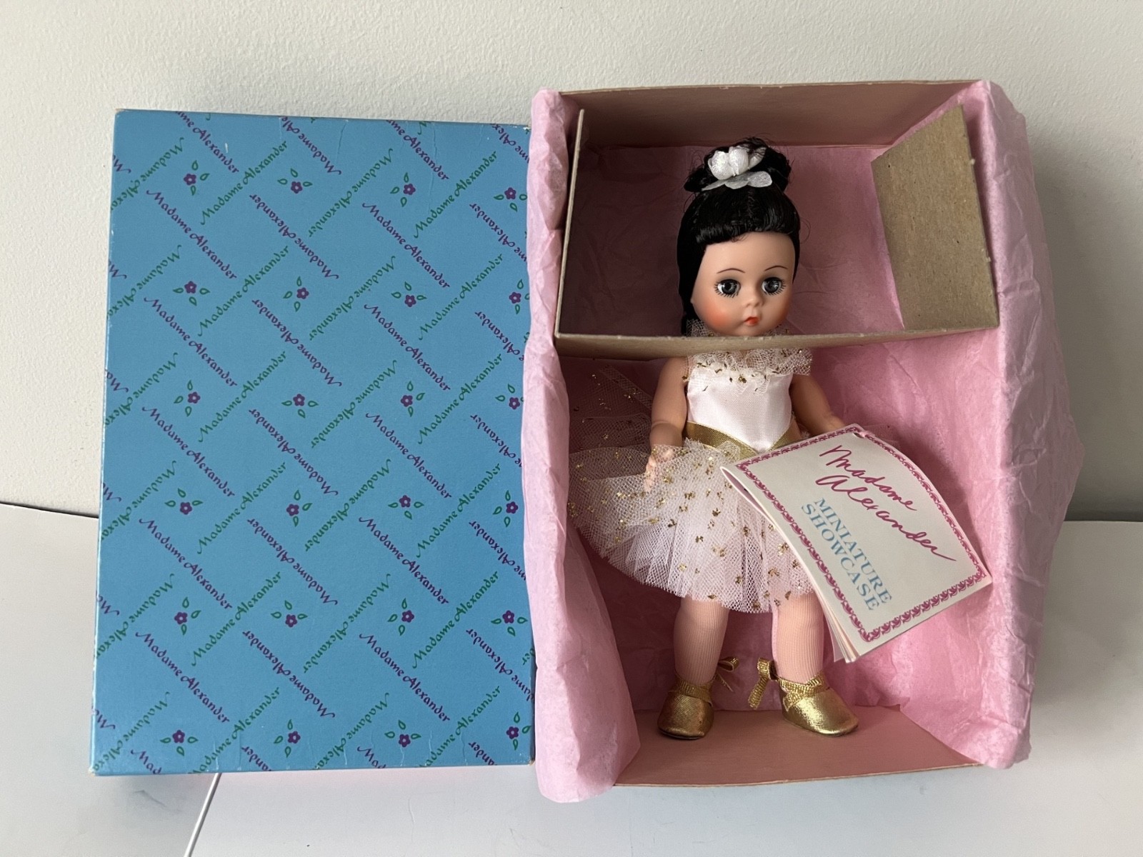Madame Alexander Ballerina 8″ Doll Brown Hair #330 Miniature Showcase 1990 MIB