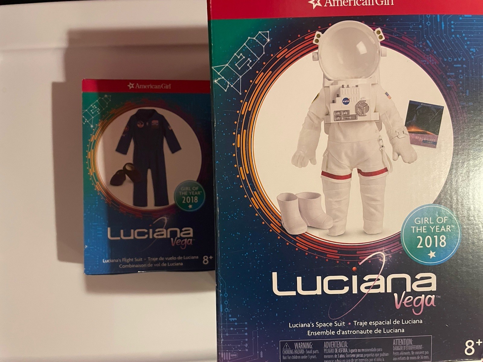 American Girl Doll Luciana Vega Space Suit Astronaut & Flight Suit – Both New