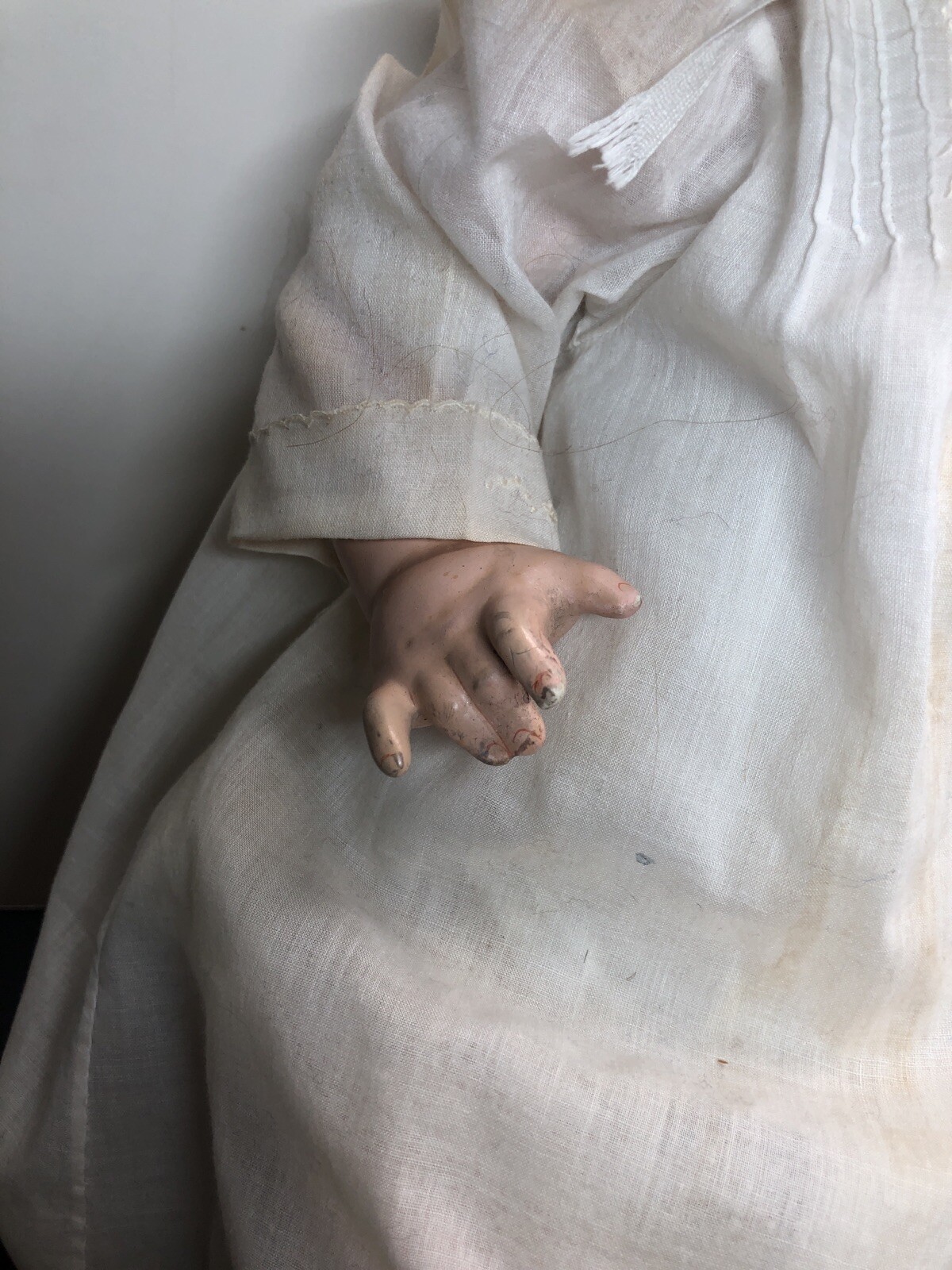 21” Antique Germany Bisque Doll Compo Body Kley & Hahn 152 13 Baby Sleep Eyes #L