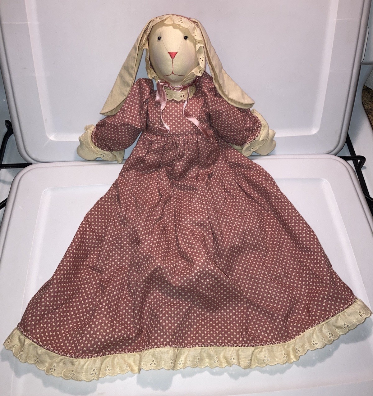 Joe Spencer Gathered Traditions Spring Bunny Rabbit Prairie Gallerie II 18″