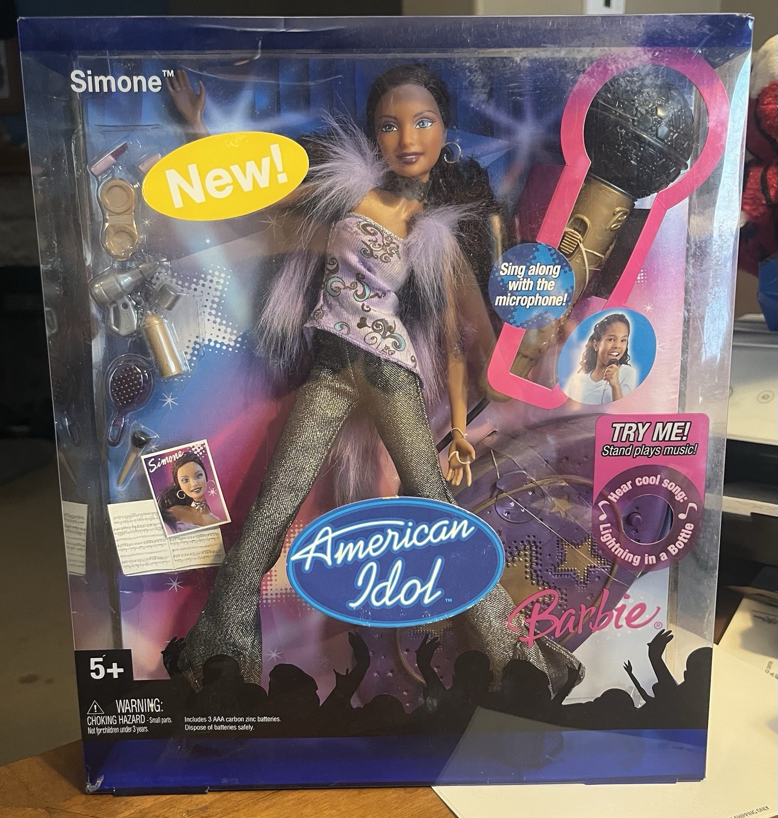 Barbie – Simone – American Idol -With Microphone & Stand – 2005 – #G8016