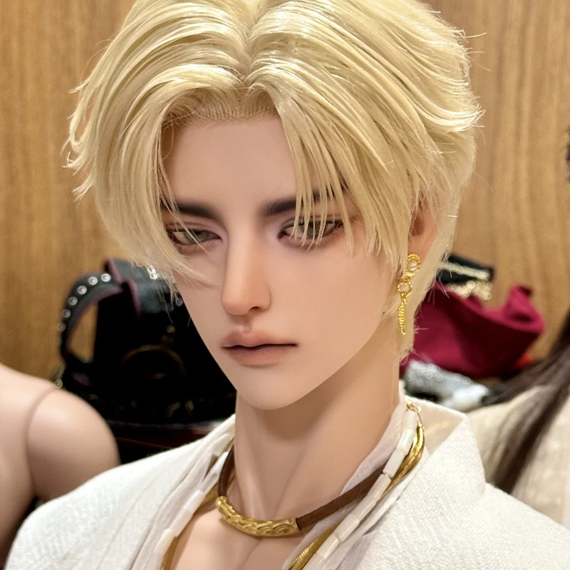 1/3 BJD Doll Male Resin Ball Jointed Bare Doll Boy Face Makeup Handmade DIY Gift