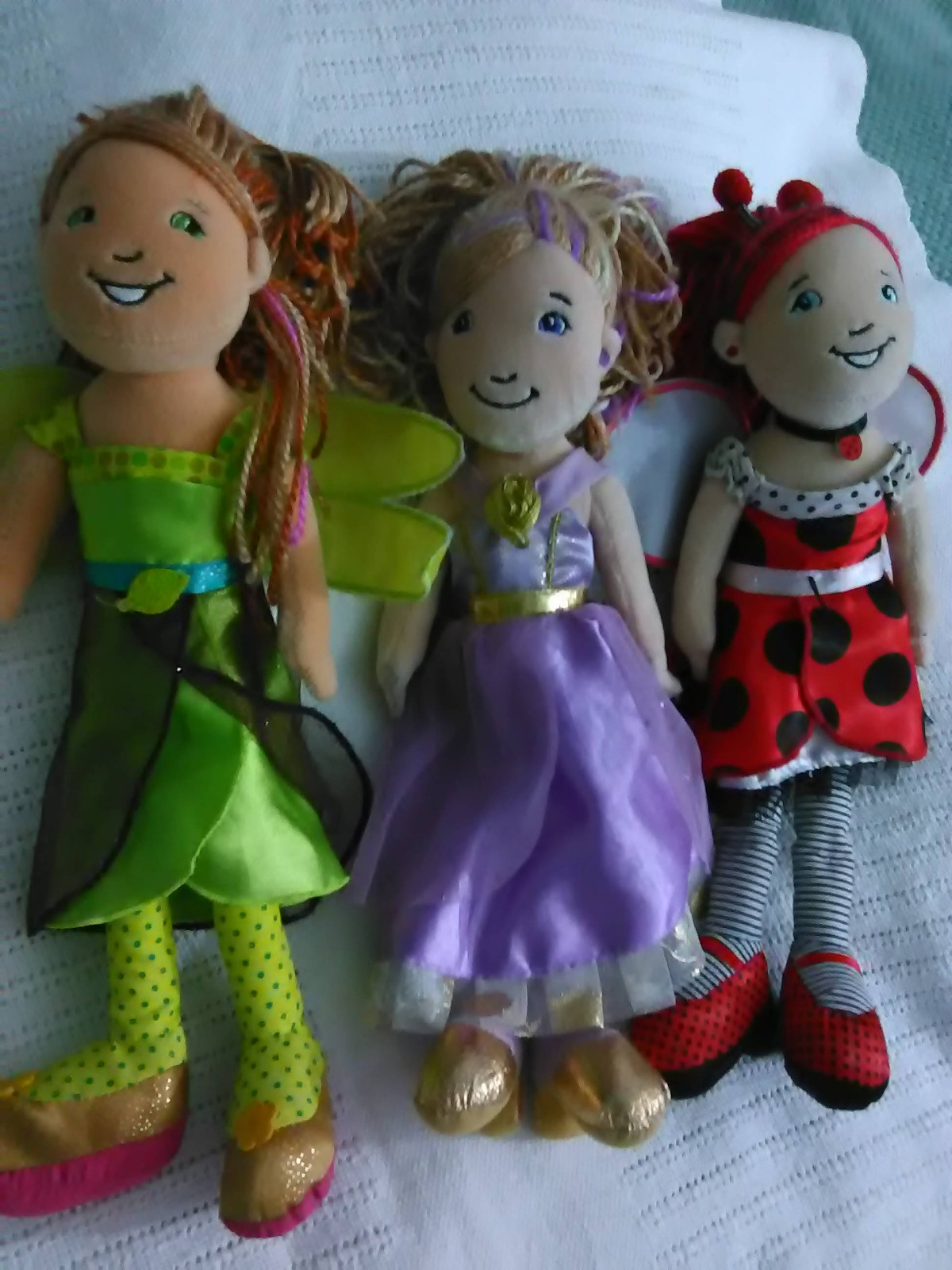 Girlz N Dollz lot of 3 dolls size 14.5 dressed