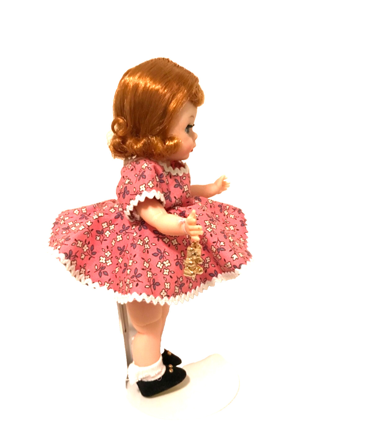 ?1959 Madame Alexander Kins Wendy Bent Knee Walker Doll Head Turns Bear Toy