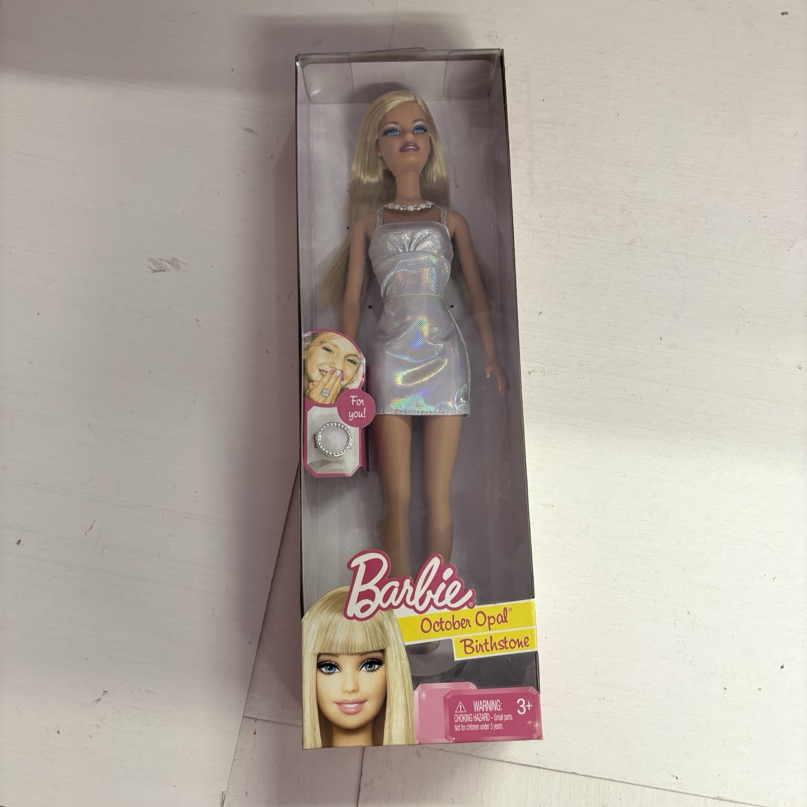 Barbie October Opal Birthstone Collection Doll 2010 Mattel V9528 NIB NRFB