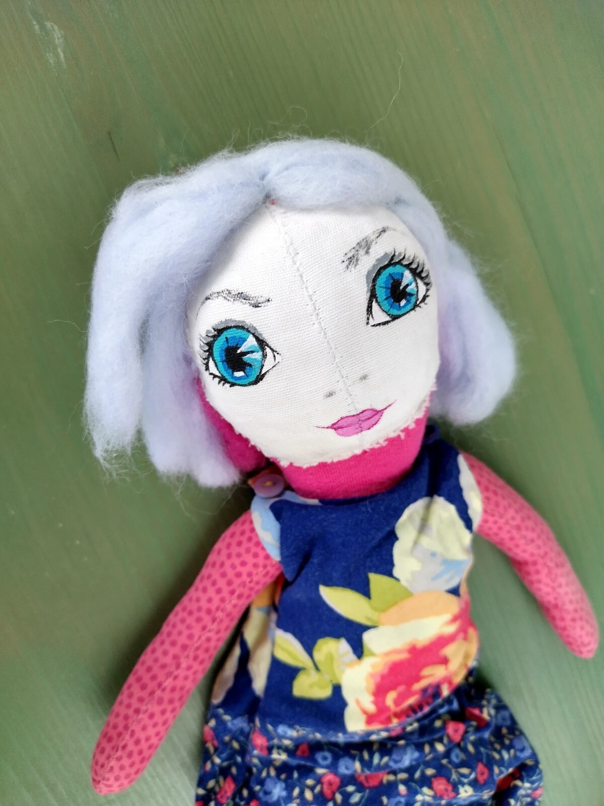beautiful textile doll