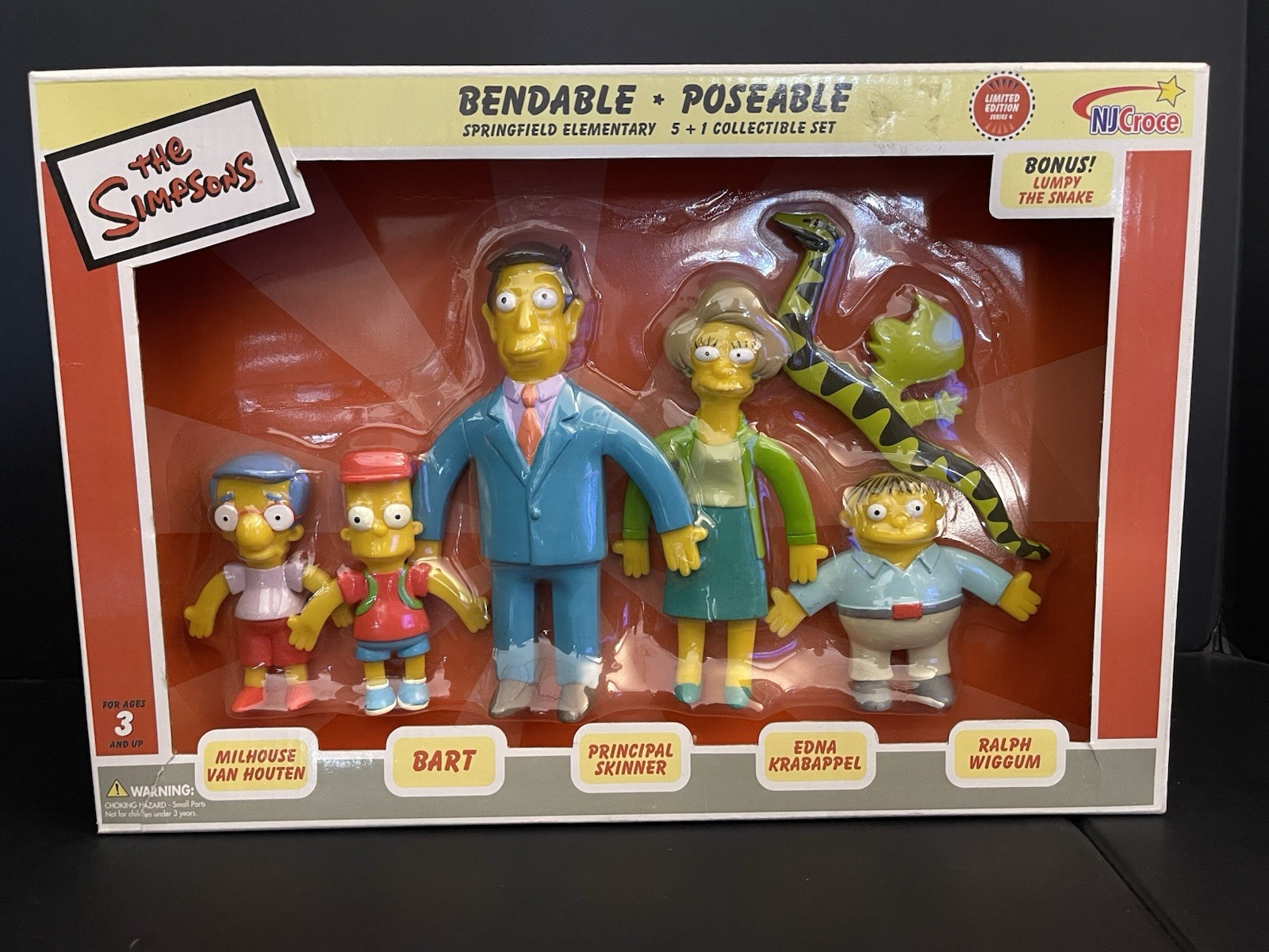 The Simpsons Springfield Elementary Bendable Poseable Set NJ Croce 2004