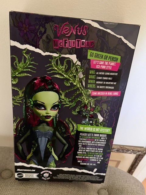 Venus McFlytrap Monster High doll from Mattel NRFB w/ shipper