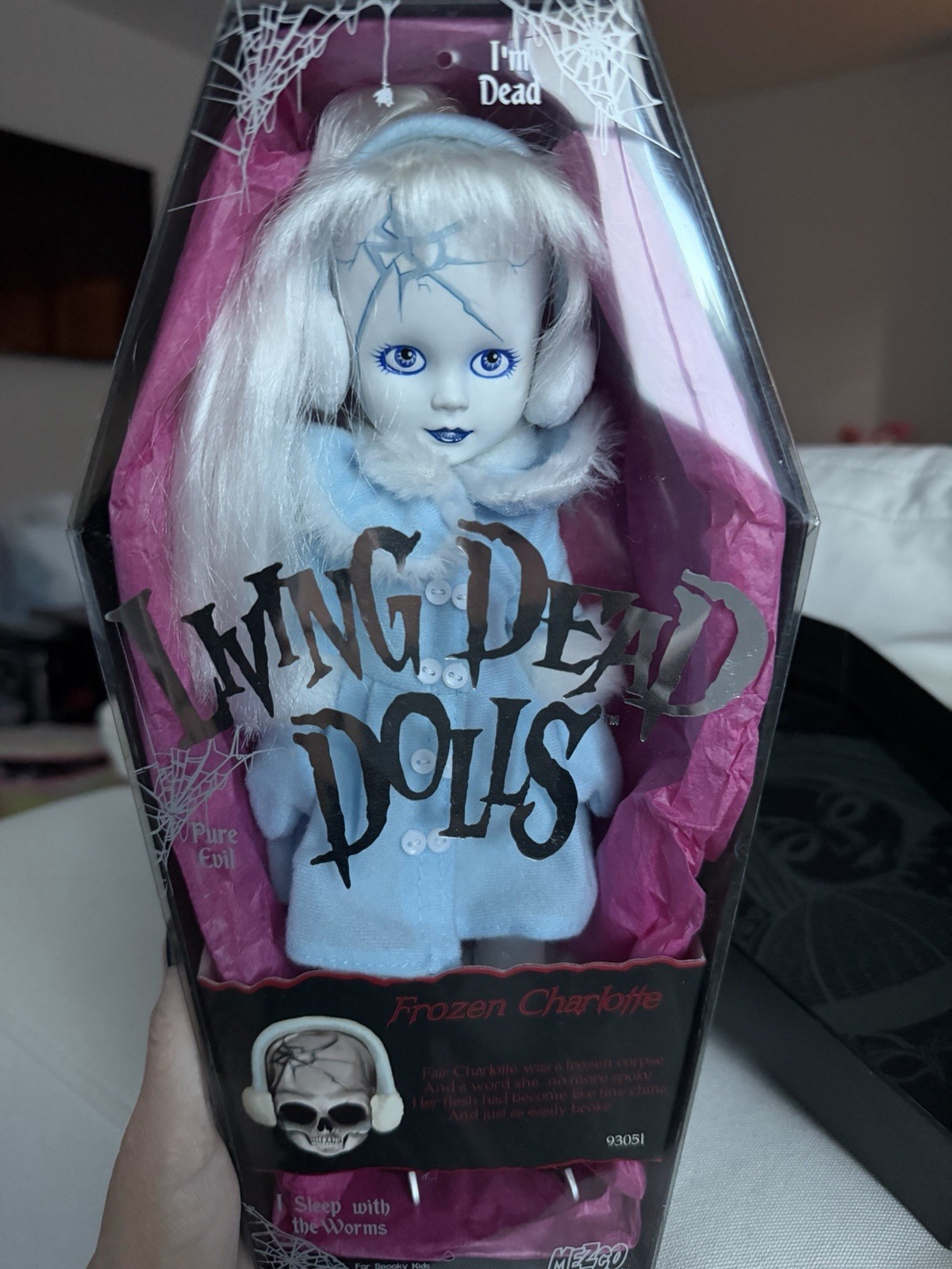 Living Dead Dolls Frozen Charlotte OOB COMPLETE