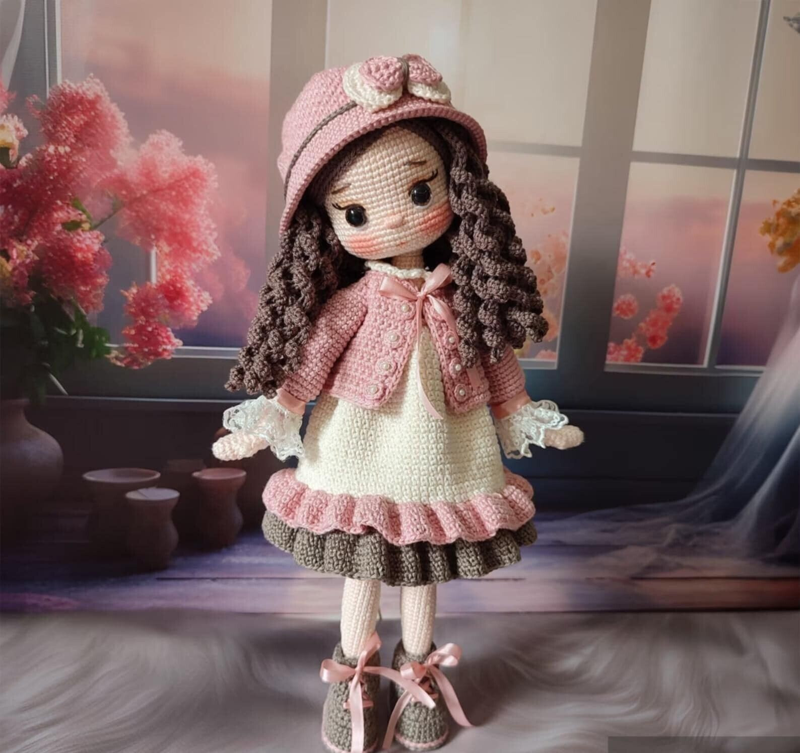 Crochet doll, Amigurumi Doll, Handmade gift decoration, Ready-made Amigurumi