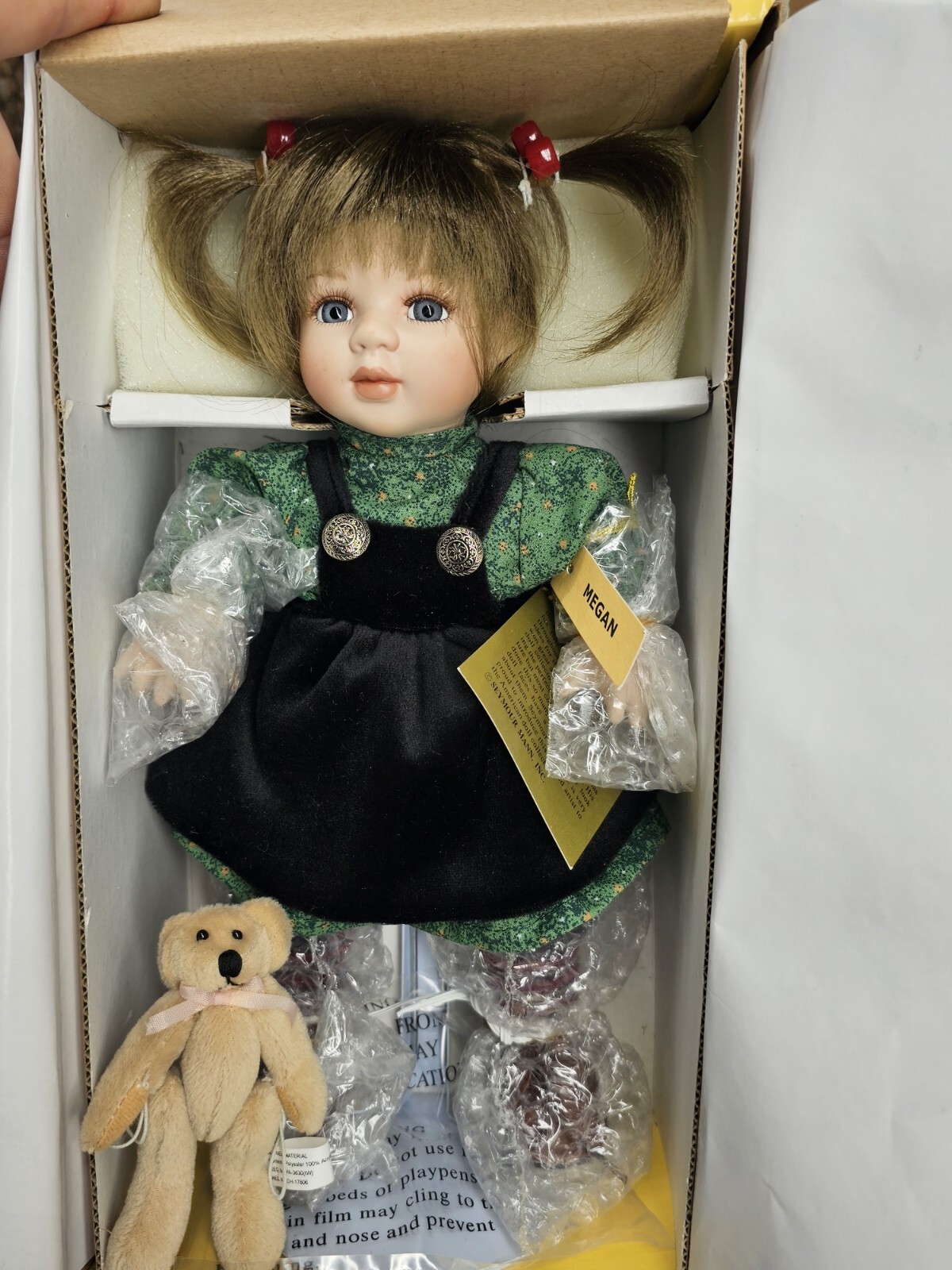 Vintage Seymour Mann Signature Series 13″ Porcelain Jay 229 Doll #329 /5000 Rare