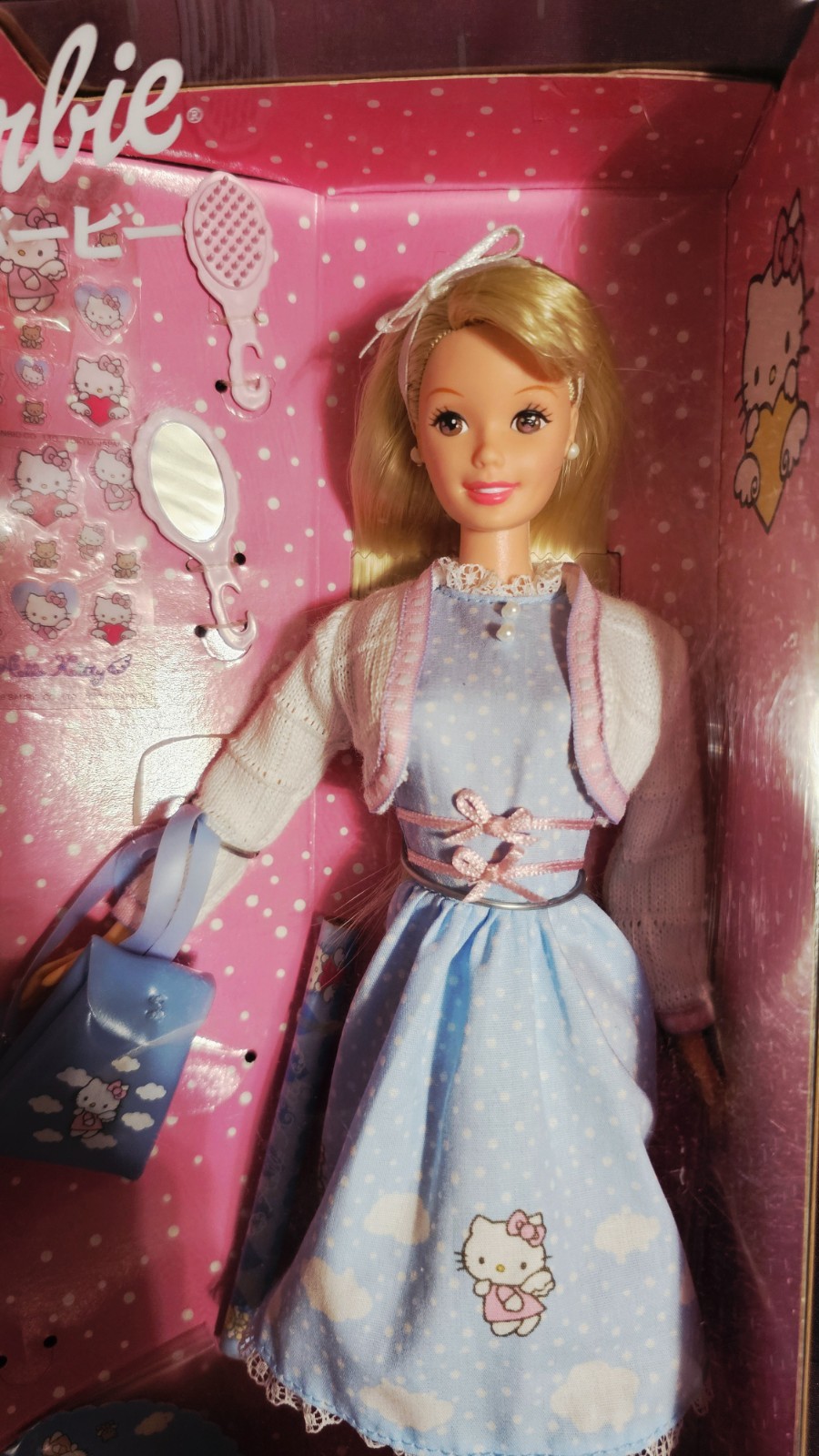 Hello Kitty x Barbie Collaboration Doll Bandai Sanrio Collection Limited JAPAN