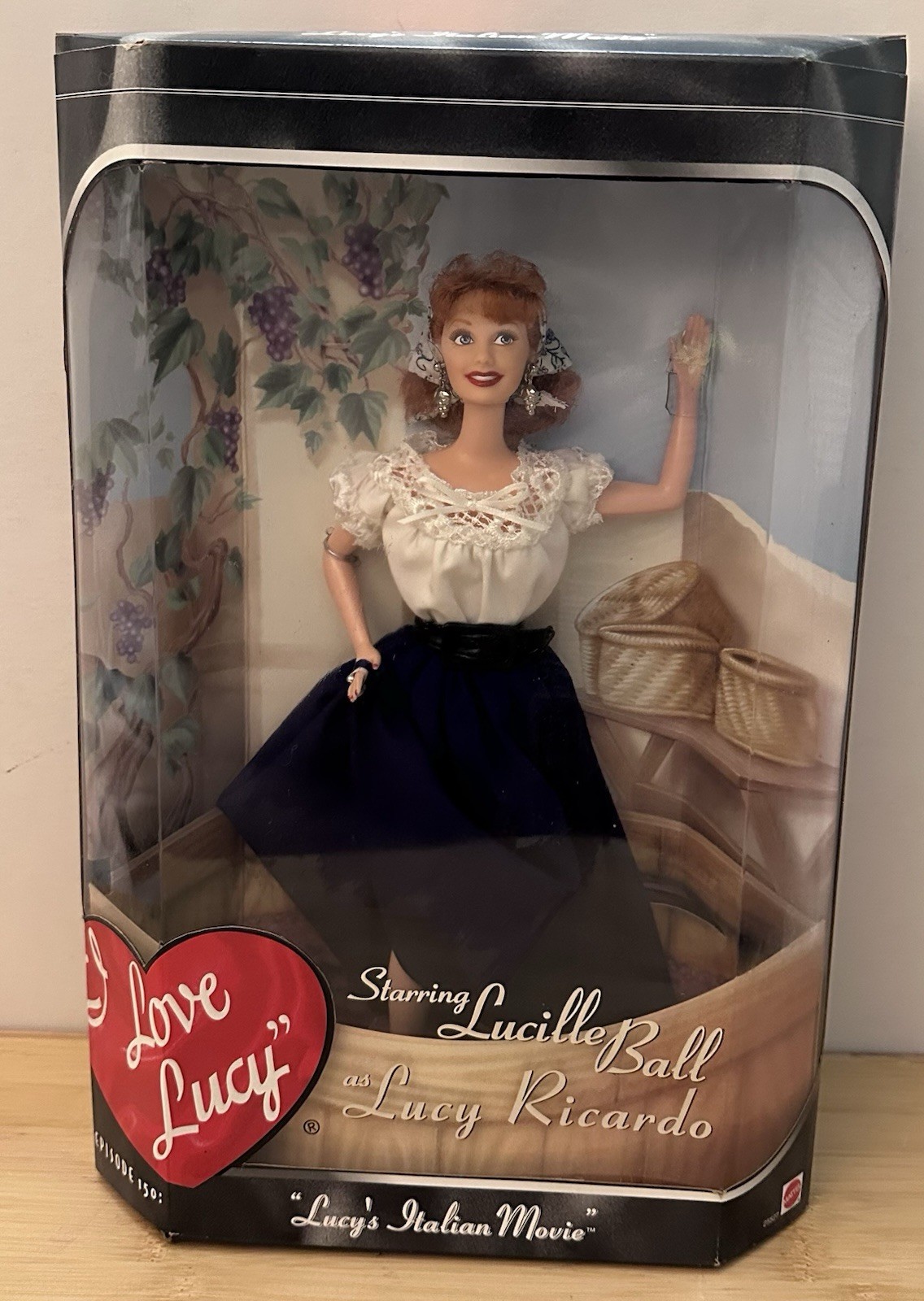 1999 Mattel I Love Lucy Barbie Doll Episode 150 “Lucy’s Italian Movie” #25527