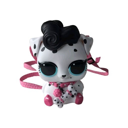 lol doll dog biggie Dalmatian carry bag back pack money box ruck sack